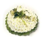 Based Posy White & Green